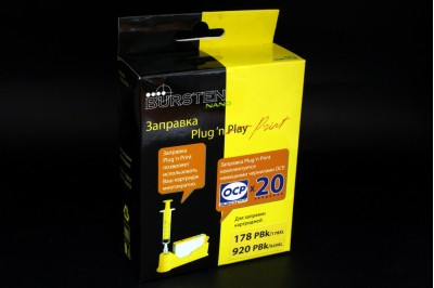 Набор для заправки BURSTEN Plug-n-Print к картриджам HP 178/920 Black Photo на 20 заправок